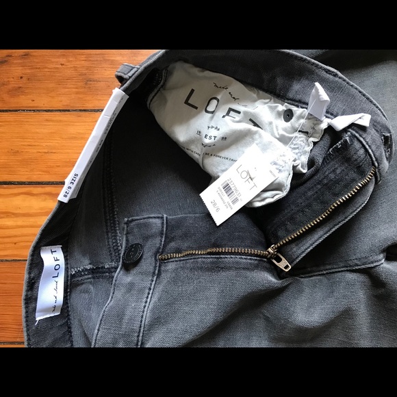 Loft Performance Denim Legging, 28 dark grey NWT - Picture 3 of 5